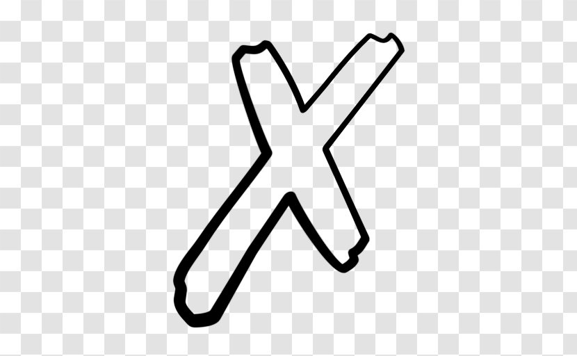 X Clip Art - Mark - Letter Transparent PNG