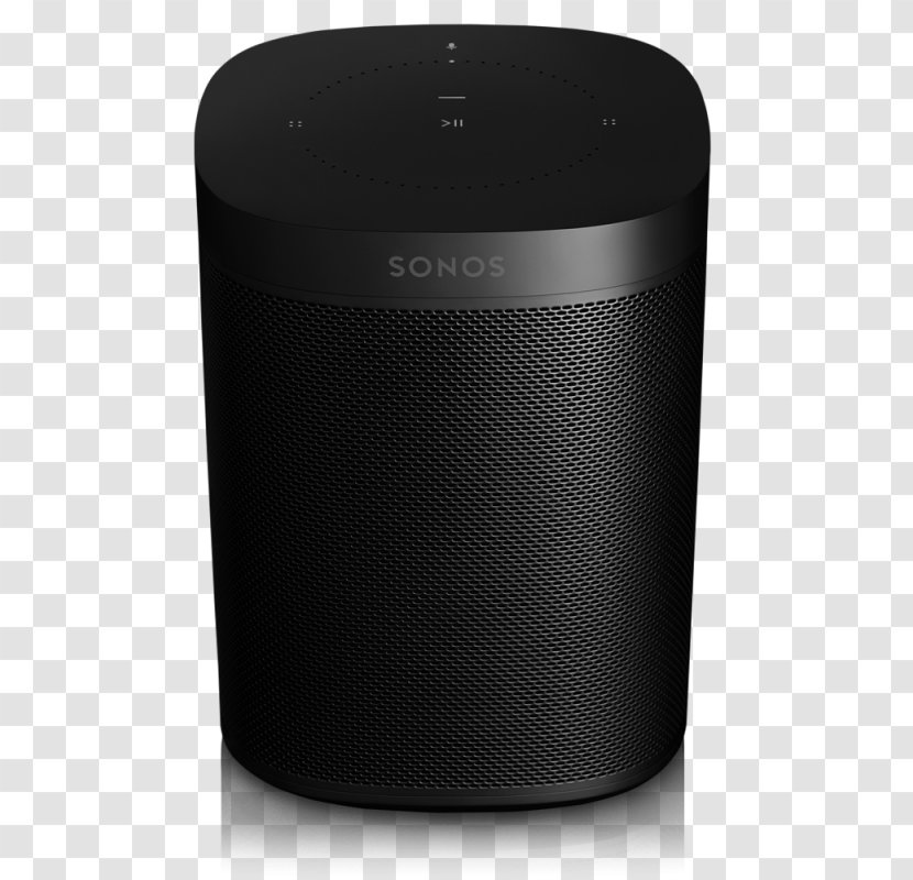 Play:1 Smart Speaker Sonos One Loudspeaker - Wireless - Home Theater Transparent PNG