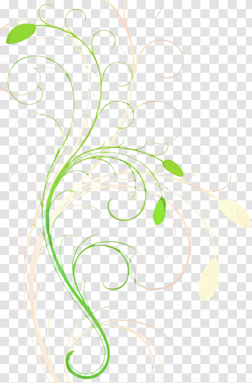 Green Leaf Background - Plant Stem - Pedicel Transparent PNG