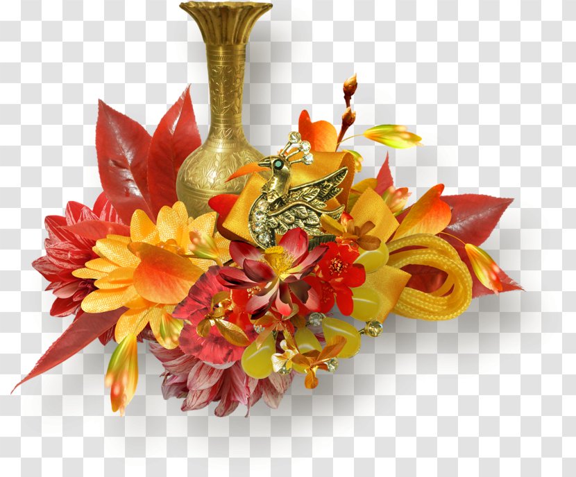 Floral Design Gold Clip Art - Bottle - Tresure Transparent PNG