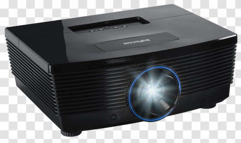 Multimedia Projectors Digital Light Processing InFocus 1080p - Xga - Projector Transparent PNG