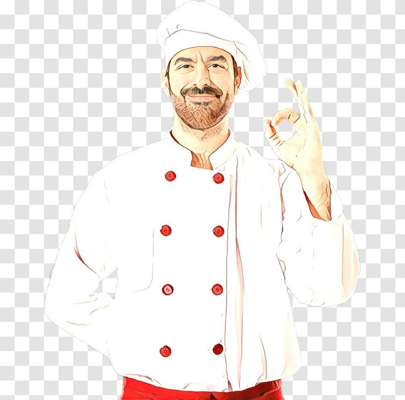 Cook Chef Gesture Chef's Uniform - Cartoon - Chief Transparent PNG