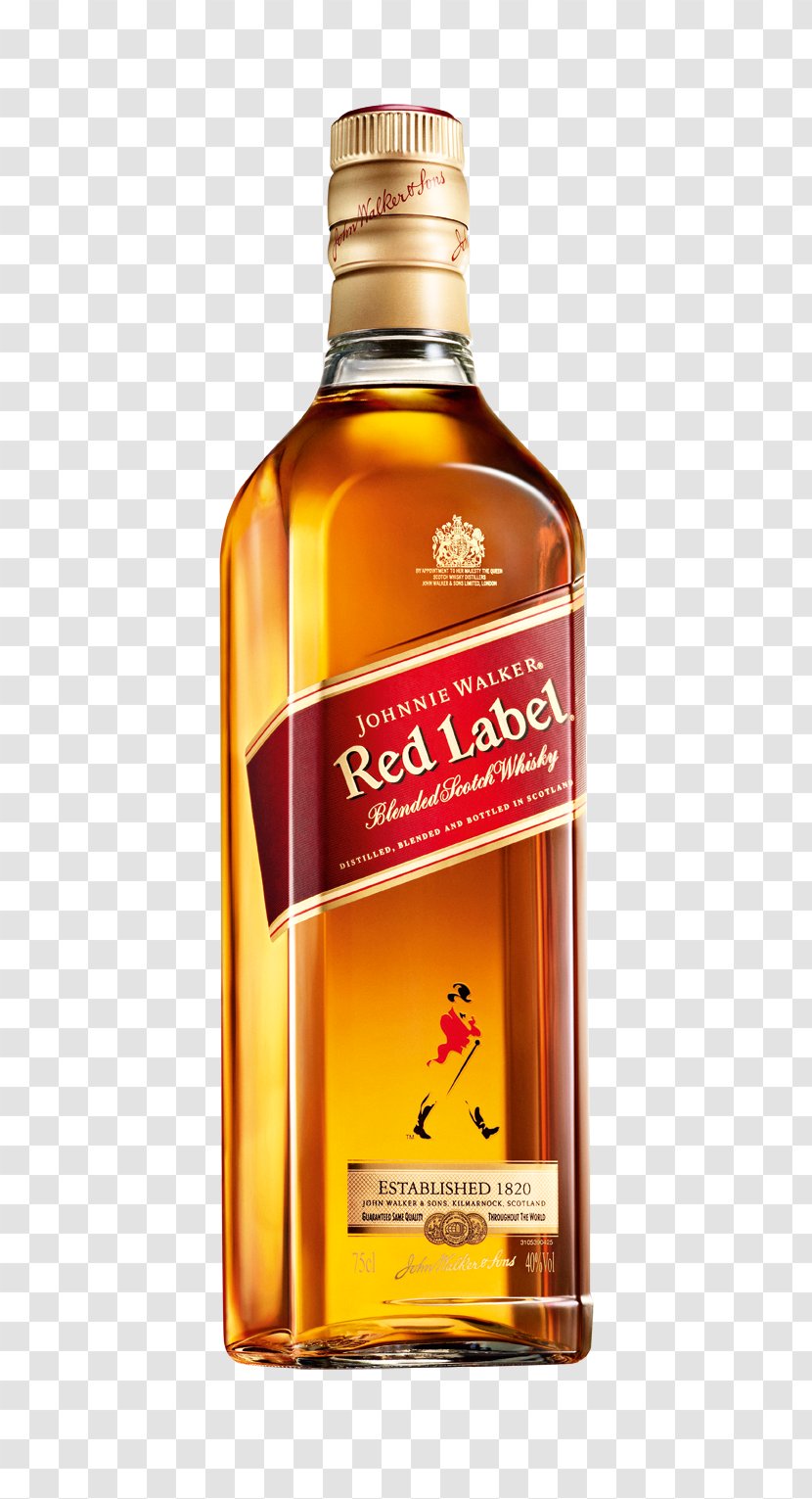 Blended Whiskey Scotch Whisky Johnnie Walker Distilled Beverage - Alcoholic Drink Transparent PNG