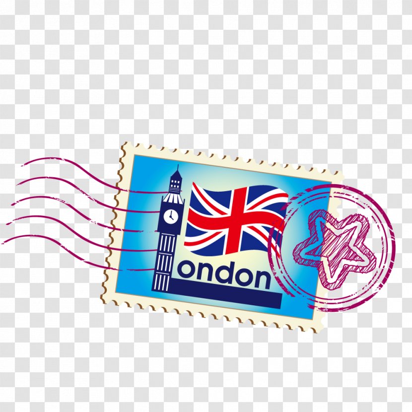 London Royalty-free Postage Stamp Stock Photography - Vector Sticker England Transparent PNG