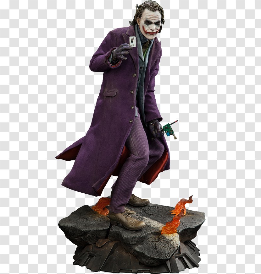 Joker Batman Bane Killer Croc Sideshow Collectibles - Dark Knight - Heath Ledger Transparent PNG