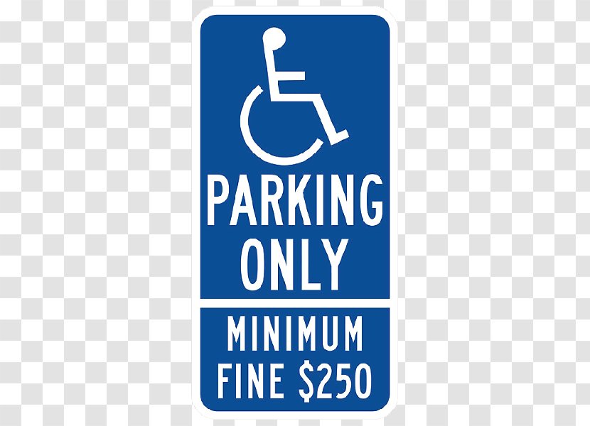 Disabled Parking Permit Disability Car Park ADA Signs Space - Handicap Symbol Transparent PNG