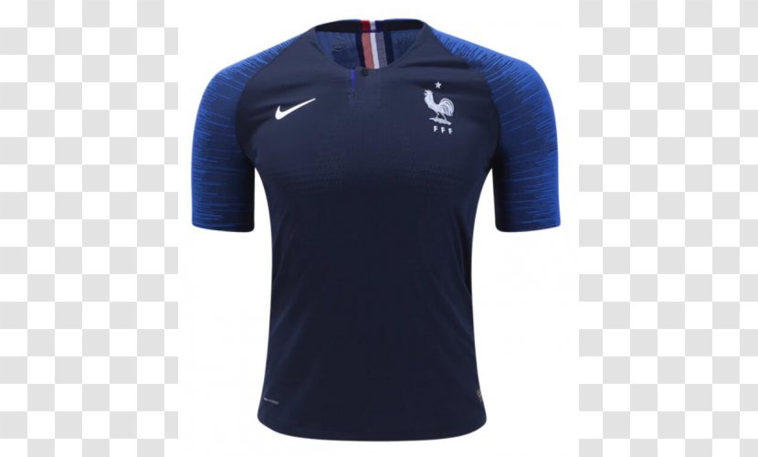 2018 World Cup Final France National Football Team Jersey Shirt - Sportswear Transparent PNG