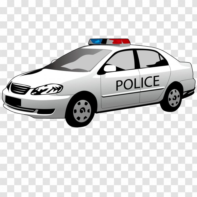 Police Car Officer - Fine Transparent PNG