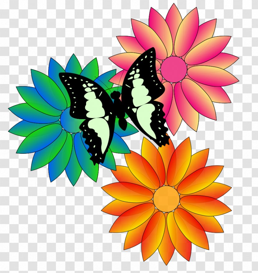 Flower Clip Art - Moths And Butterflies - Plant Transparent PNG