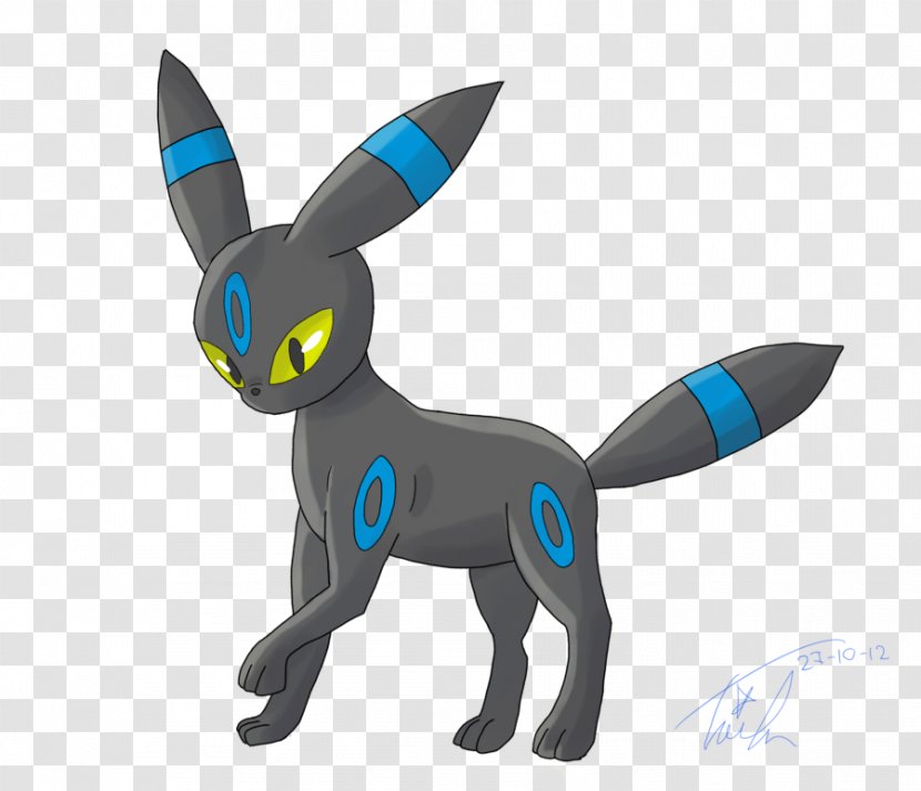 Pokémon Red And Blue FireRed LeafGreen Sun Moon Umbreon Espeon - Drawing - Horse Like Mammal Transparent PNG
