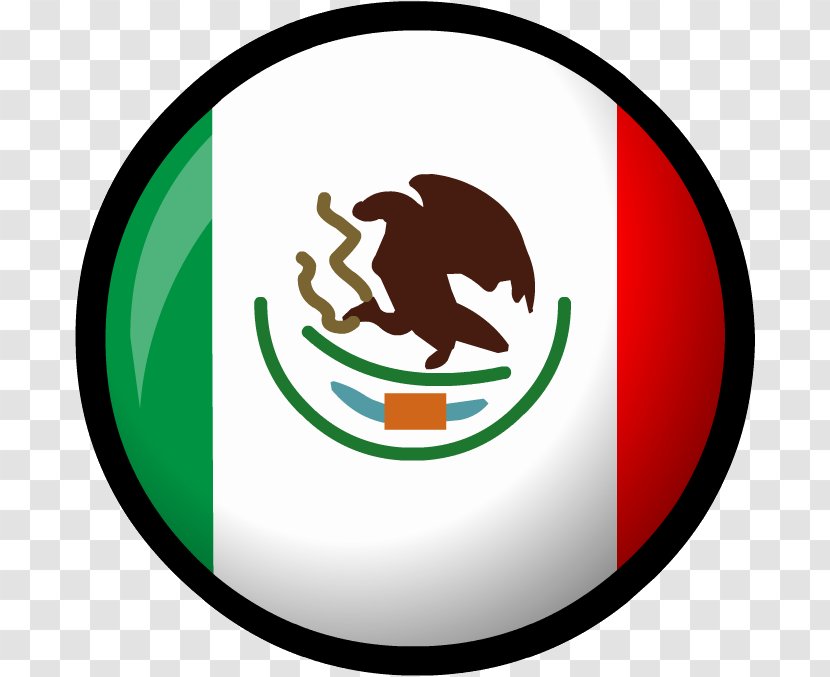 Club Penguin Flag Of Mexico - Logo Transparent PNG