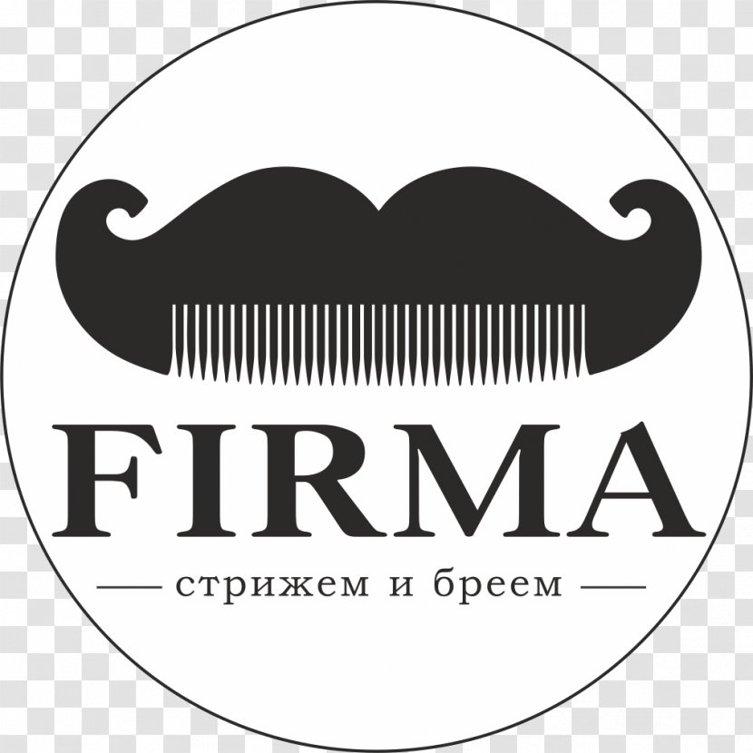 Logo Font Brand Clip Art Moustache - Label - Barbershop Pole Transparent PNG