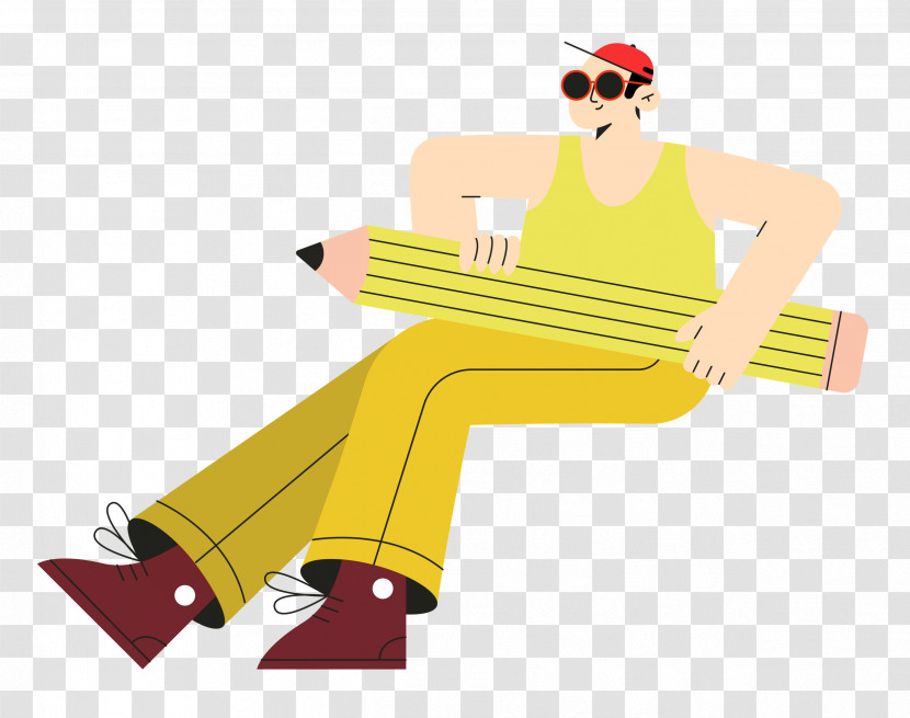 Man Sitting On Chair Transparent PNG