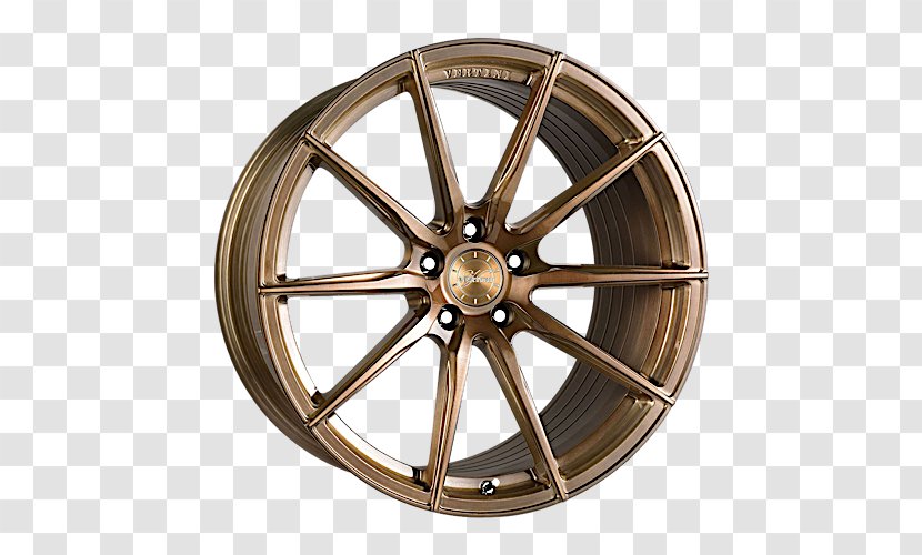 Car Vertini Wheels Custom Wheel Forging Bronze - Chrome Plating Transparent PNG