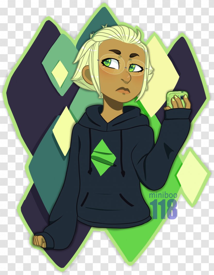 Peridot Homo Sapiens Green Jasper Amethyst - Flower - Steven Universe Fanart Transparent PNG