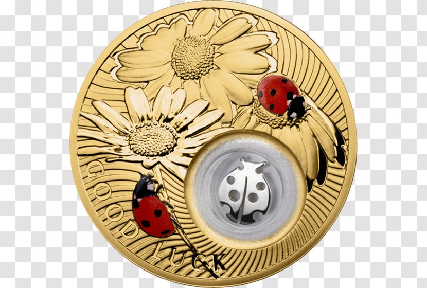 Silver Coin Ladybird Numismatics - Luck Transparent PNG