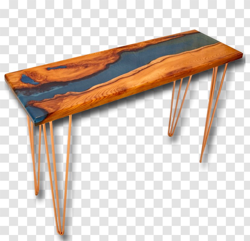 Table Furniture Live Edge Wood Desk - Interior Design Services Transparent PNG