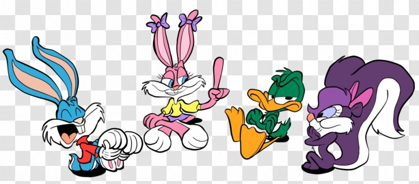 Fifi La Fume Buster Bunny Babs Plucky Duck Fan Art - Tree Transparent PNG
