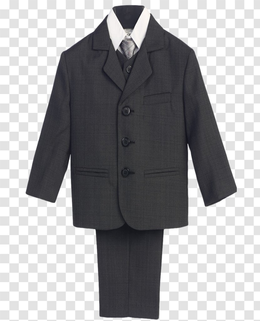 Suit Formal Wear Infant Tuxedo Necktie - Overcoat - Single-breasted Transparent PNG