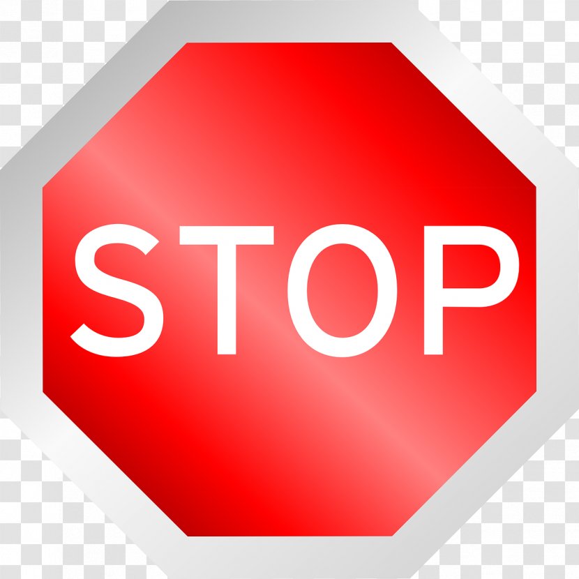 Stop Sign Traffic Clip Art - Signage Transparent PNG