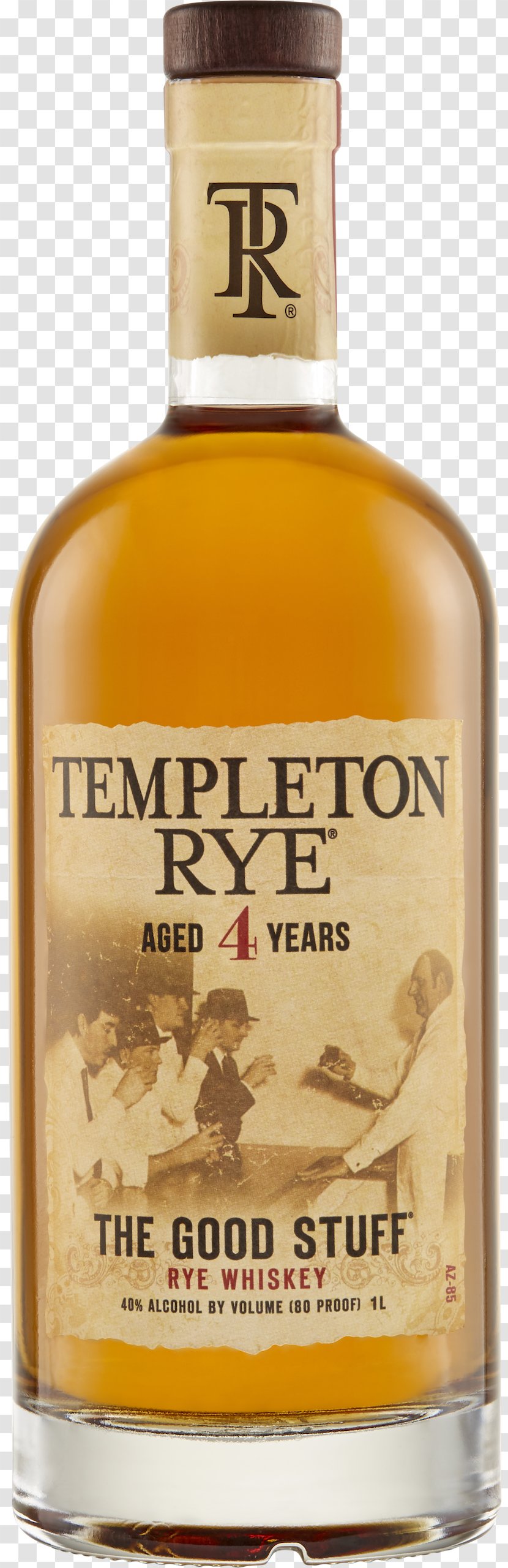 Rye Whiskey Templeton Bourbon Single Malt Whisky Transparent PNG