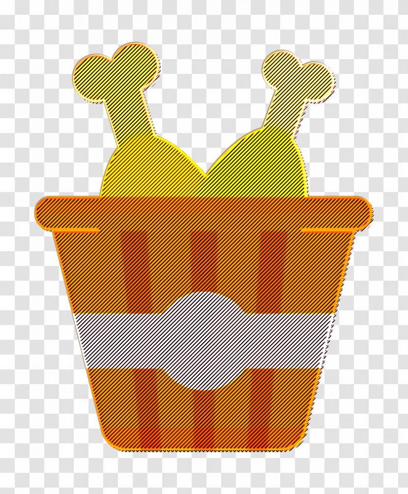 Chicken Bucket Icon Fast Food Icon Transparent PNG