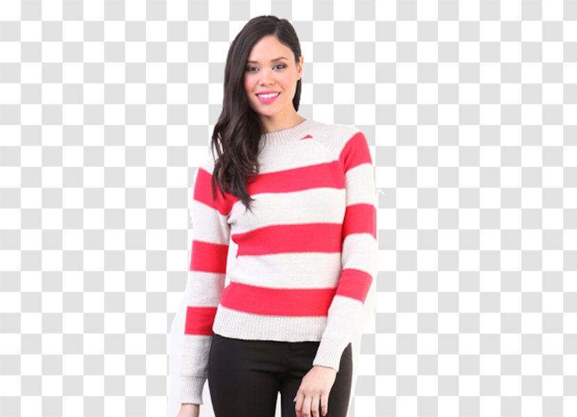 Sweater Sleeve T-shirt Smathers & Branson Striped Anchor Needlepoint Key Fob - Red - Lady Macbeth Kate Transparent PNG