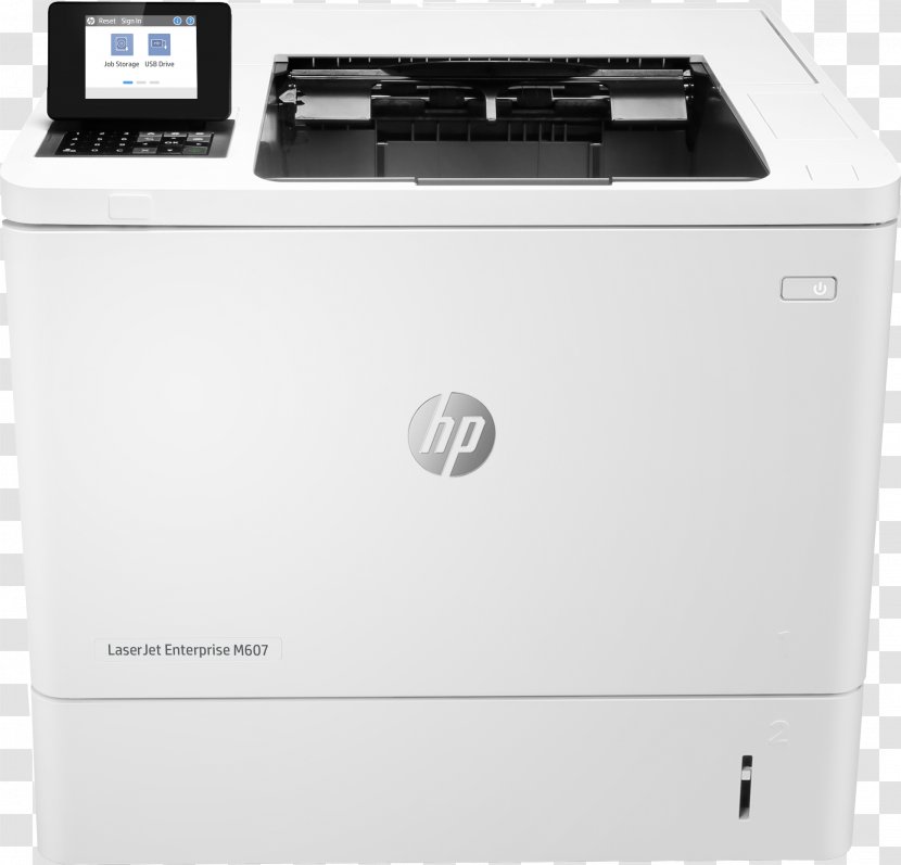 Hewlett-Packard HP LaserJet Enterprise M607n Hardware/Electronic M609dn K0Q21A#BGJ Laser Printing - Technology - Hewlett-packard Transparent PNG
