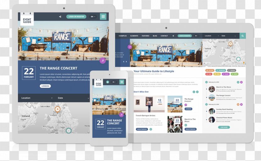 Responsive Web Design WordPress Theme Page Computer Software - Media Transparent PNG