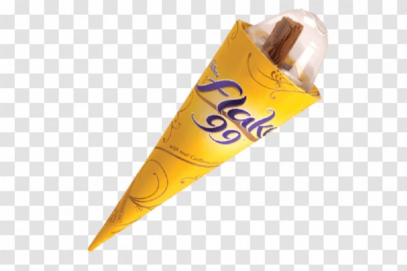 Ice Cream Cones 99 Flake Cadbury - Biscuit Transparent PNG