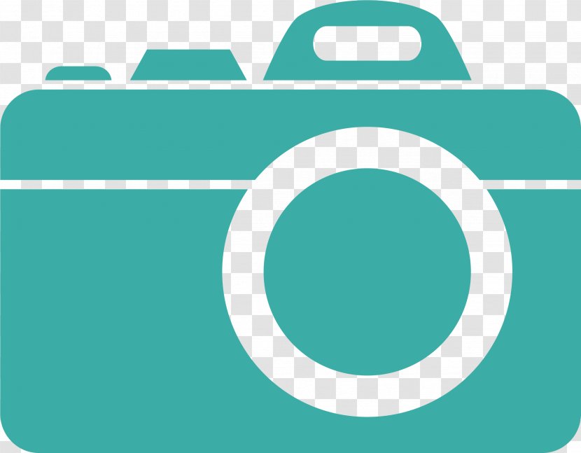 Photography Camera Logo - Photo Shoot - Aqua Turquoise Transparent PNG