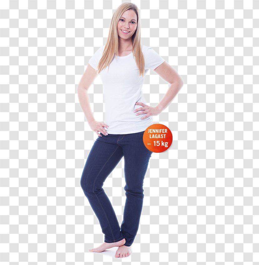 Jeans T-shirt Waist Leggings Sleeve - Silhouette - Weight Watchers Brownies Transparent PNG