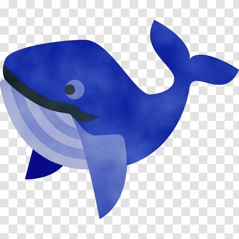 Whale Cartoon - Dolphin - Blue Fin Transparent PNG