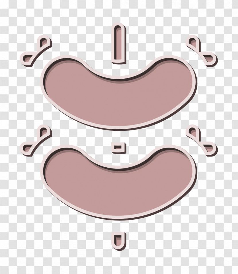Meat Icon Summer Camp Icon Sausage Icon Transparent PNG