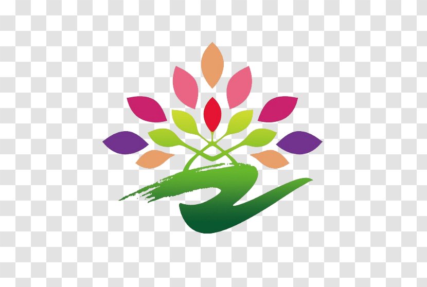 Visual Arts Broadcasting Logo Floral Design - Text - Of Shandong Radio And TV Art Festival Transparent PNG
