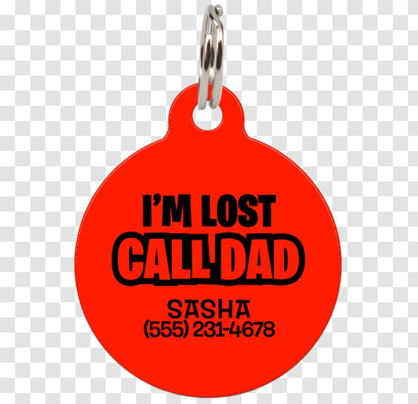 Dog Pet Tag Logo Christmas Ornament Brand - Lost Geography Funny Transparent PNG