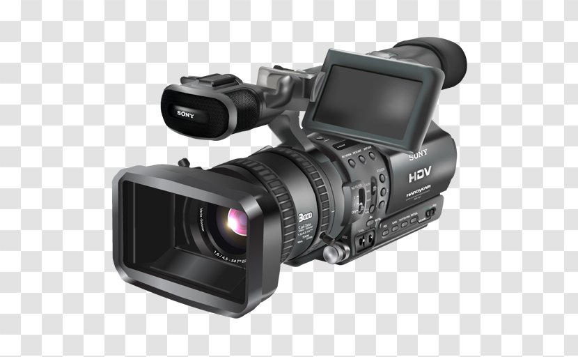 Digital Video Cameras Professional Camera Vector Graphics - Film Transparent PNG