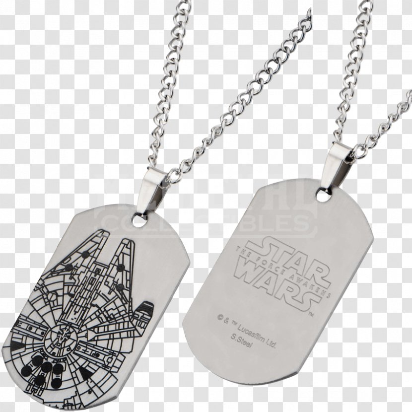 Locket Millennium Falcon Star Wars: TIE Fighter Necklace Charms & Pendants - Jewellery Transparent PNG