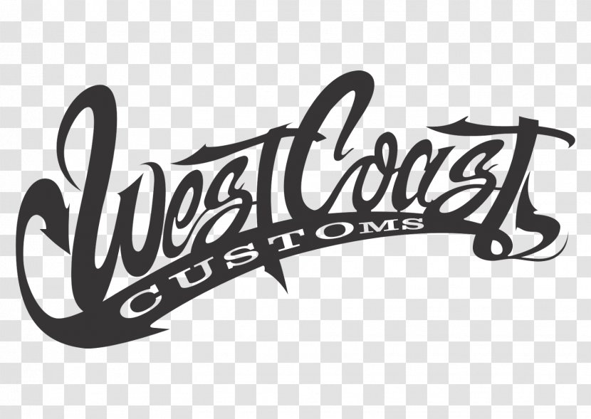 West Coast Of The United States Customs Logo Car - Black And White Transparent PNG