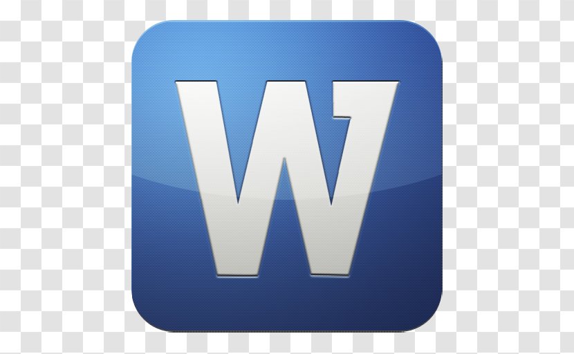 Microsoft Word - Application Software - Icon Symbol Transparent PNG