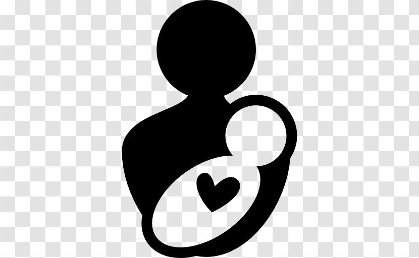 Mother Infant - Black And White - Love Transparent PNG