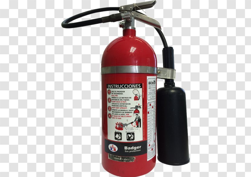 Fire Extinguishers Carbon Dioxide Ammonium Dihydrogen Phosphate - Extintor Transparent PNG