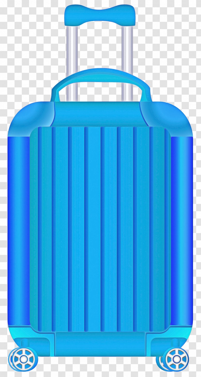 Blue Suitcase Hand Luggage Electric Bag Transparent PNG