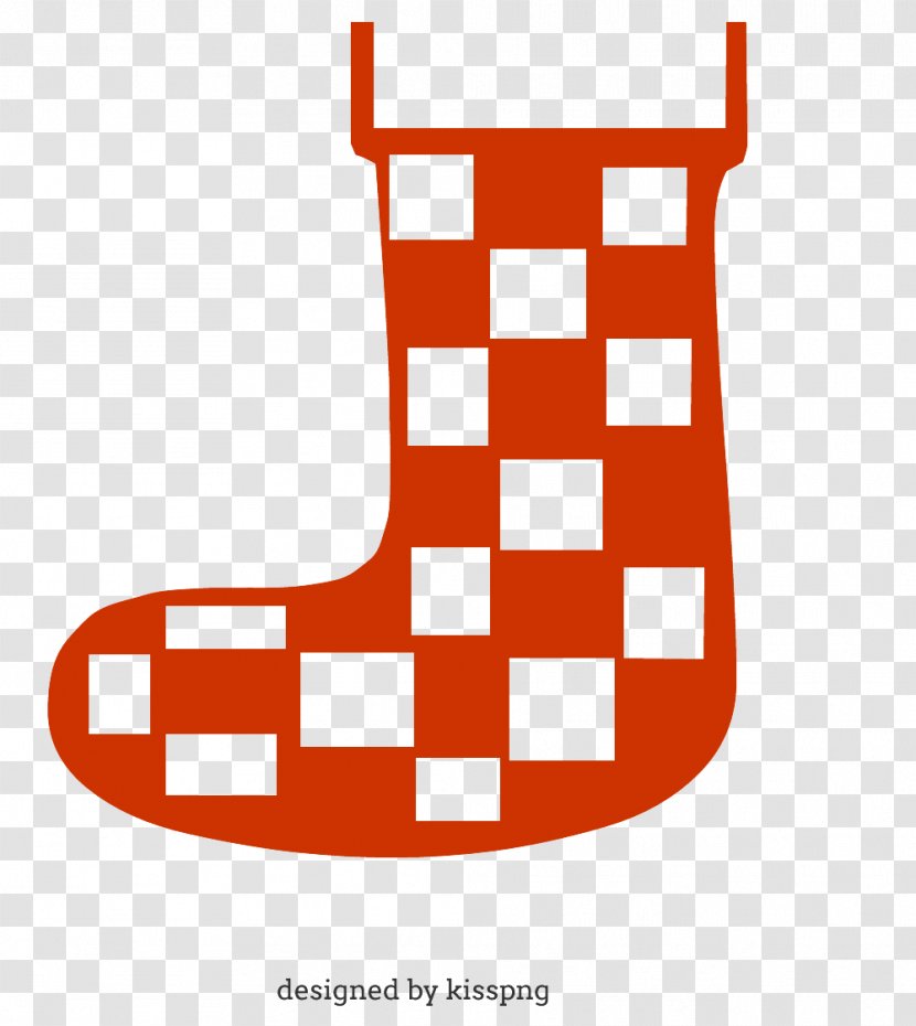 Christmas Clipart - Shoe - Stocking. Transparent PNG