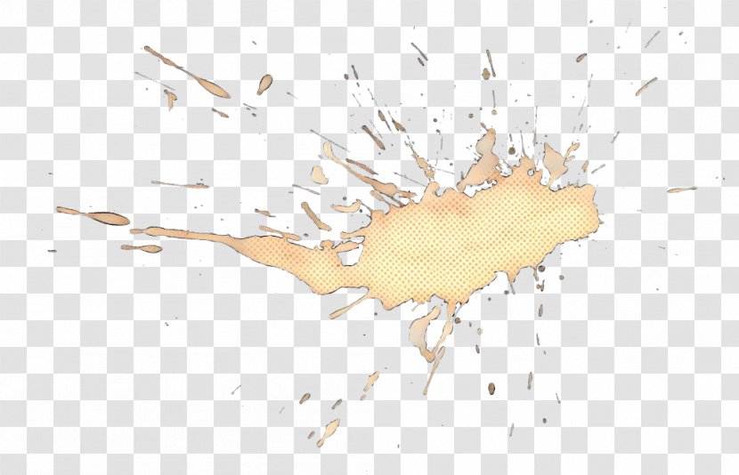 Watercolor Stain - Yellow - Paint Transparent PNG