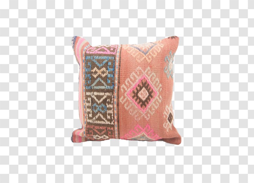 Throw Pillows Cushion Kilim Down Feather - Orange - Pillow Transparent PNG