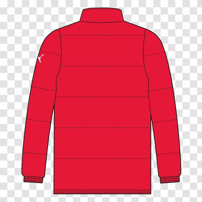 Sleeve Jacket Outerwear - Back Transparent PNG