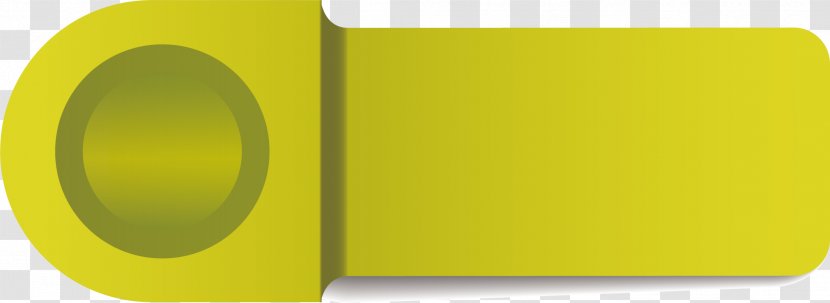 Rectangle Yellow - Stereo Vector Button Transparent PNG