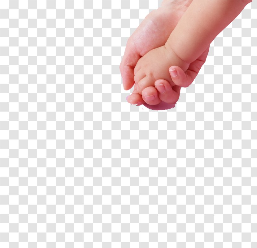 Thumb Parent Gesture - Heart - Parents And The Child's Hand Transparent PNG