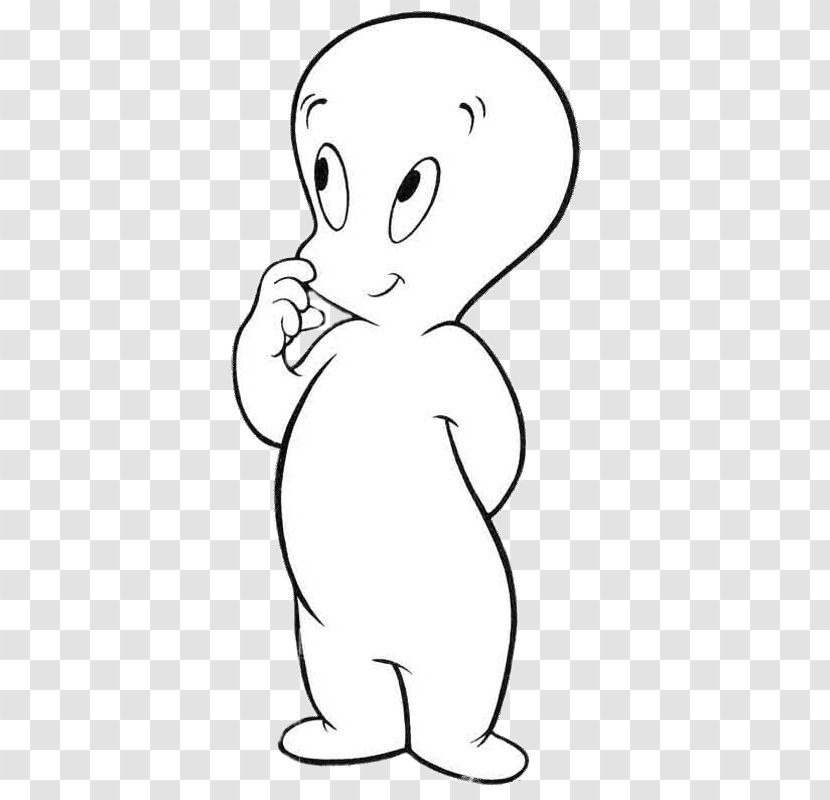 Casper Cartoon Coloring Book Drawing Character - Silhouette - Ghost Transparent PNG